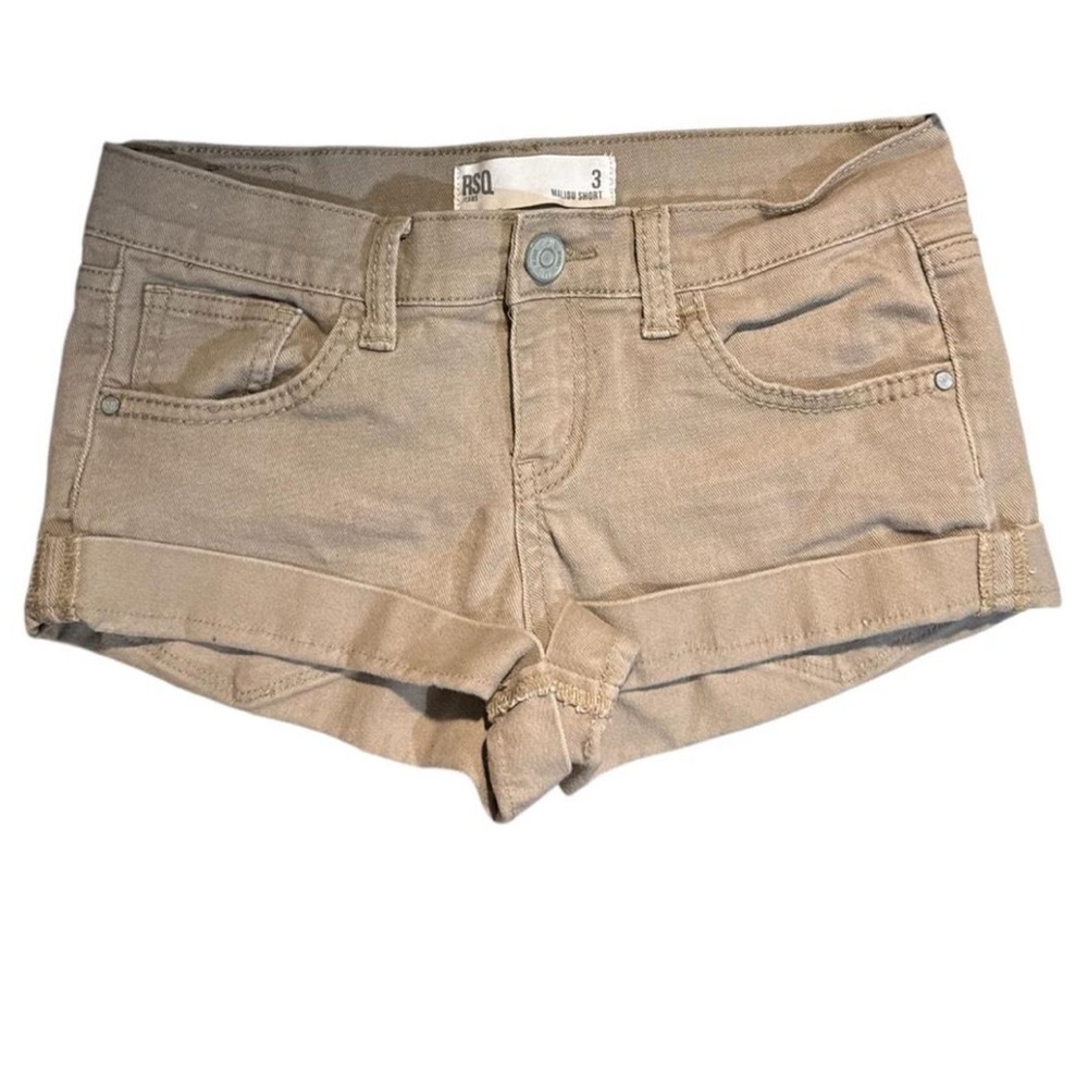RSQ Women's Tan Jean Shorts